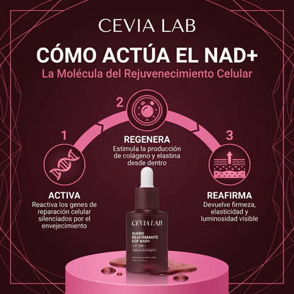 Sérum Reafirmante NAD+ – Efecto Lifting, Luminosidad y Piel Más Firme